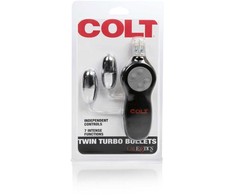 CalExotics COLT Twin Turbo Bullets 7-Mode Atsparus vandeniui Intimate System
