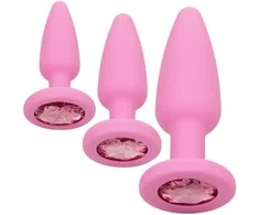 Calexotics Rožinė Crystal Booty Kit Rožinė