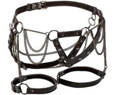 CalExotics Euphoria Plus Size Premium Thigh Harness with Chains