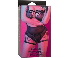CalExotics Euphoria Plus Size Premium Thigh Harness with Chains