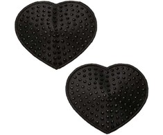 CalExotics Radiance Heart Gem Shields Reusable Adhesive - Sidabrinis Glitter