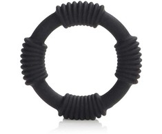 Calexotics žiedas - ADONIS SILICONE RINGS HERCULES BLCK