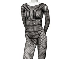 CalExotics Scandal Lace Body Suit - Breathable Mesh, Universal Size