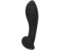 CalExotics Eclipse Flex Probe Liquid Silicone Intimate Device, Juodas