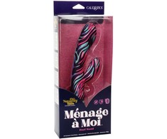 CalExotics Menage a Moi Dual Wand - Atsparus vandeniui 10-Mode USB Massager 21cm