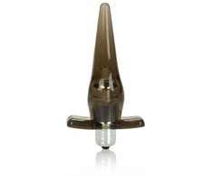 CalExotics Mini Vibro Tease Juodas - Compact Atsparus vandeniui Vibrating Plug 10cm