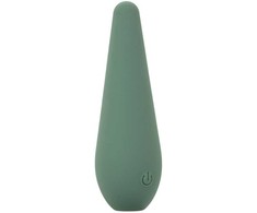 CalExotics Mod Chic Precision Massager Žalias - 10-Speed Liquid Silicone