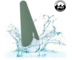 CalExotics Mod Chic Precision Massager Žalias - 10-Speed Liquid Silicone