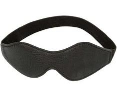 CalExotics Nocturnal Eye Mask PVC Leather Juodas - Total Darkness Fit