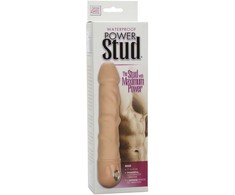 CalExotics Power Stud Rod Vibrator - Atsparus vandeniui, 3-Speed, 17.8 cm, Skin Tone