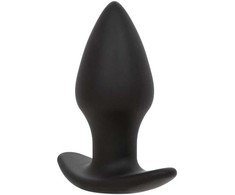 CalExotics Rock Bottom Silicone Intimate Plug 10 Vibrations Juodas