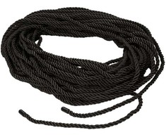 CalExotics Scandal Juodas 30m Bondage Rope - Soft Cotton &amp; Polyester Blend