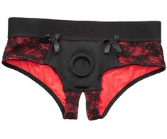 CalExotics Scandal L/XL Harness Panty Set with Silicone Attachment