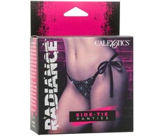 CalExotics Radiance Mesh Panties with Side Satin Ties &amp; Rhinestone Accents