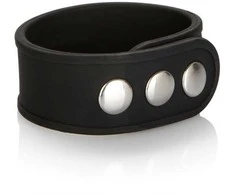 Calexotics Ring-TRI-SNAP EREKCIJOS ŽIEDAS Juodas