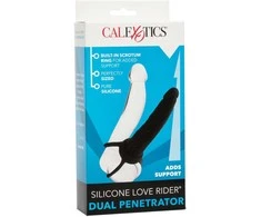 Calexotics Proteza-DUAL PENETRATOR Juodas