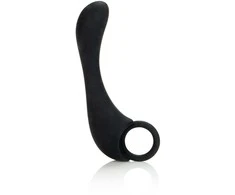 Calexotics Butt plug sklandžiai su žiedu juoda