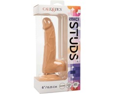 CalExotics Silicone Studs 15.2 cm - Skin Tone, Flexible Suction Base