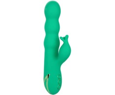 CalExotics Sonoma Satisfier Žalias Multi-Function Intimate Device Silicone