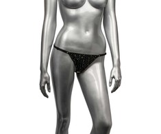 CalExotics Radiance Thong RHINE - Mesh, Adjustable, Rhinestone Accents