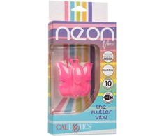 Rožinė CalExotics Neon Vibes Flutter Vibe Rožinė - 10-Mode Intimate Apparatus