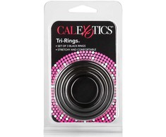 Calexotics Pierścień-TRI-RINGS Juodas