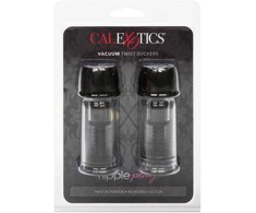 CalExotics Vacuum Twist Adjustable Suction System for Nipples Juodas 2pcs