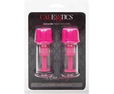 Rožinė CalExotics Vacuum Twist Rožinė Adjustable Suction Cups 2 vnt. 4cm