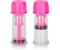 Rožinė CalExotics Vacuum Twist Rožinė Adjustable Suction Cups 2 vnt. 4cm