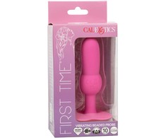 CalExotics First Time Beaded Probe Vibrating System Rožinė USB 10 Modes