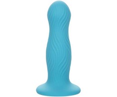 CalExotics Wave Rider Swell Mėlyna Anal Plug Liquid Silicone 12 cm