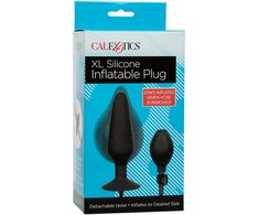 CalExotics XL Silicone Expandable Plug with Suction Base 16cm Juodas