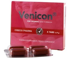Cobeco Venicon for Women 4 Tablets - Herbal Energy &amp; Vitality Formula