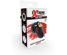 Hidden Desire Extreme Silicone Chastity System S Juodas 6.5cm