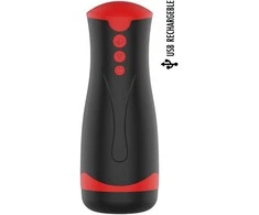 Hidden Desire Masturbator Vibrating&amp;Squeeze Juodas