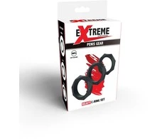Hidden Desire Heavy C-Ring Set Juodas