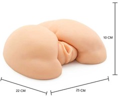 Hidden Desire ACT Intimate Machine Dual Channel with Vibrating System TPR 22x25x10cm