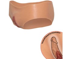 Hidden Desire Alter Ego Open Brief Low Waist Silicone Panty S-L Flesh