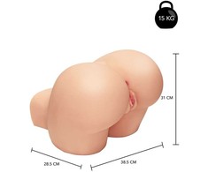 ACT Real Stico Anatomical Intimate Machine Dual Channel, 28.5 cm