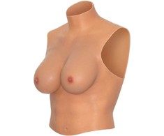 HIDDEN DESIRE ALTER EGO Silicone Wearable Breast Shirt E-Cup Flesh Tone