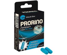 HOT Prorino Potency Caps for Men 2 Capsules - Raudona Ginseng &amp; Maca Extract