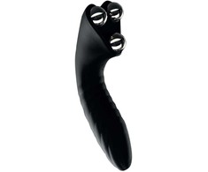 HOT StiVi Dual-Sided Intimate Massager, Silicone, Rechargeable, 17cm