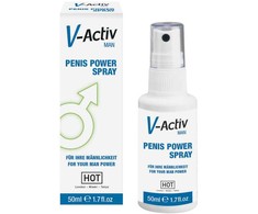 HOT V-Activ Power Purškiklis for Men 50 ml with Ginkgo Extract