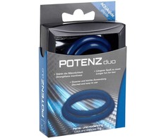 Joydivision Potenzduo POTENZduo Flexible Dual Ring Set for Enhanced Performance, Juodas