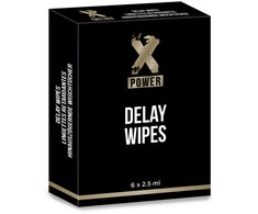 XPOWER Delay Wipes 6-Pack - Intimate Care with Herbal Formula