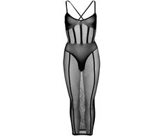 Leg Avenue Sets Leg Avenue Bodysuit &amp; Skirt Set - One Size, Elegant Juodas Design