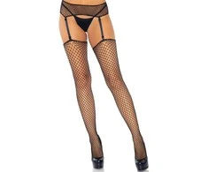 Leg Avenue Europe Garterbelt And Stocking Set Juodas