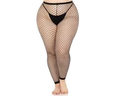 Leg Avenue Europe Leg Avenue Tinklinės pėdkelnės be pėdų + 1X/2X