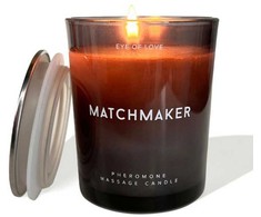 Eye of Love Matchmaker Massage Candle Juodas Diamond 150ml Aromatic Blend
