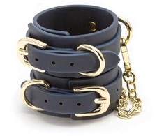 Ns novelties BONDAGE COUTURE riešo rankogaliai MĖLYNAS